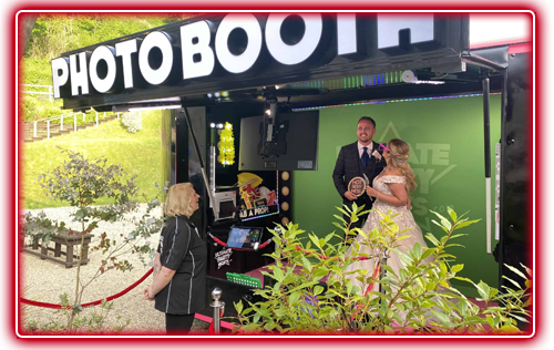 Event Photo Booth at a Wedding Event Photo Booth at a Wedding
