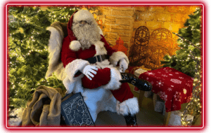 Santa Sitting in his Chair for hire