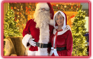 Santa and Mrs Claus for hire