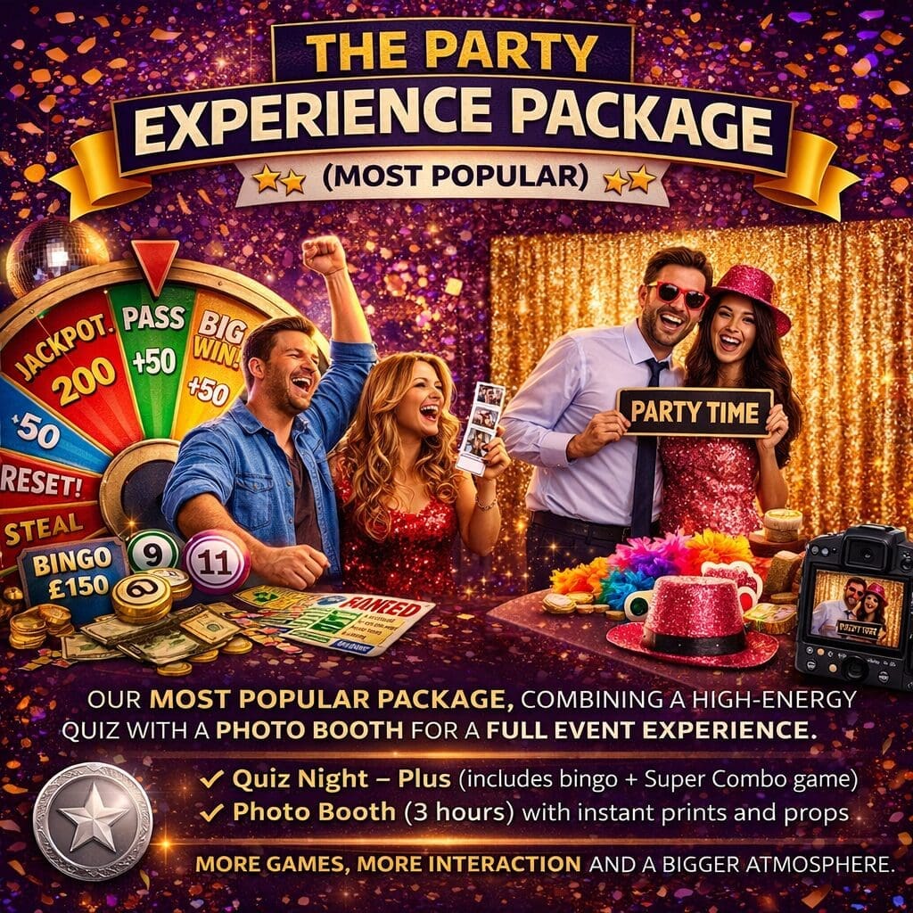 THE PARTY EXPERIENCE PACKAGE THE PARTY EXPERIENCE PACKAGE