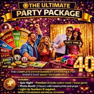 THE ULTIMATE PARTY PACKAGE